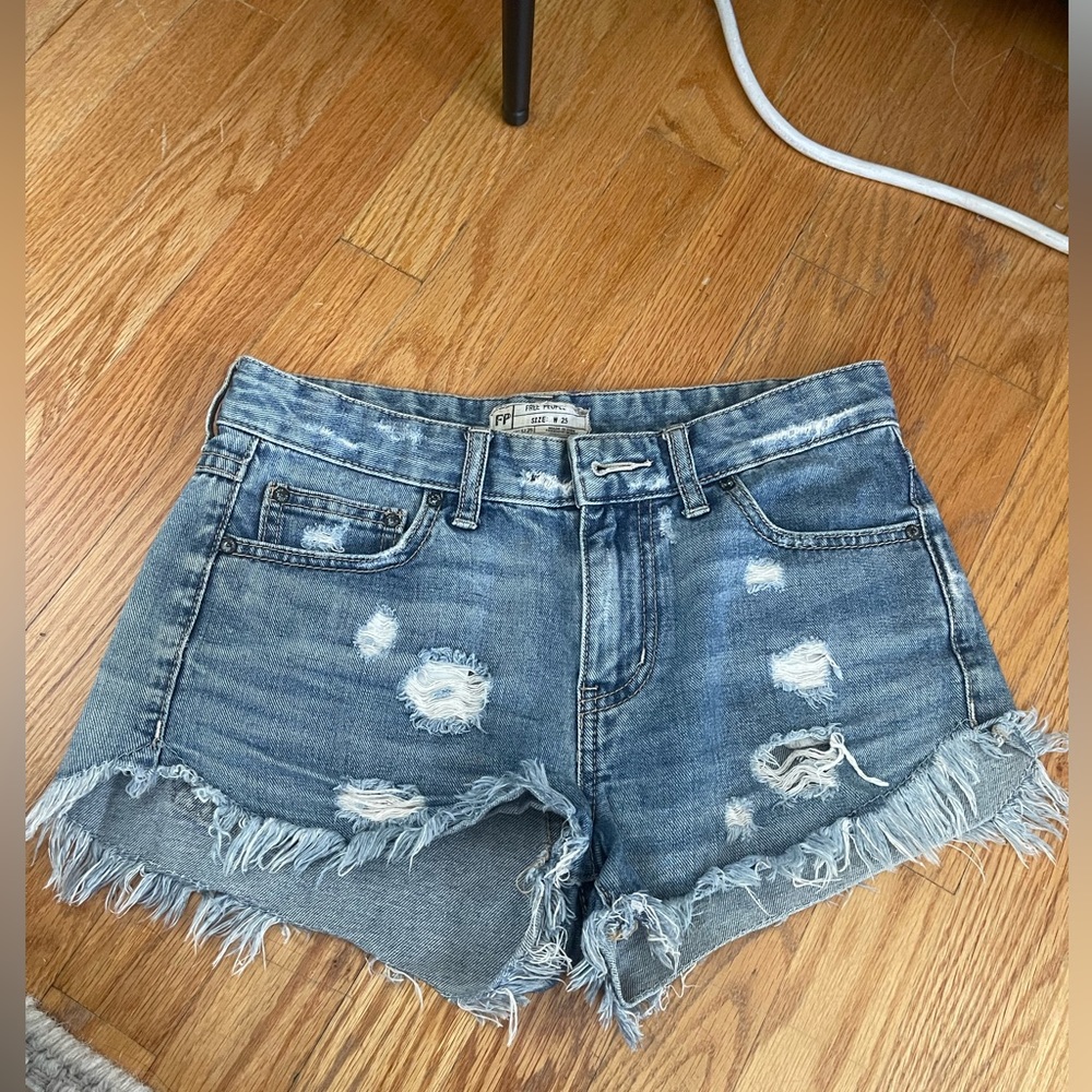Free People Jean Shorts